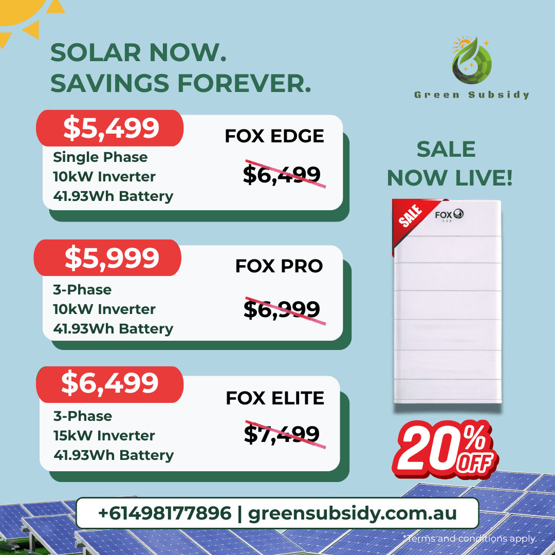 The actual Meta ad creative that ran for Green Subsidy: 20% off solar packages