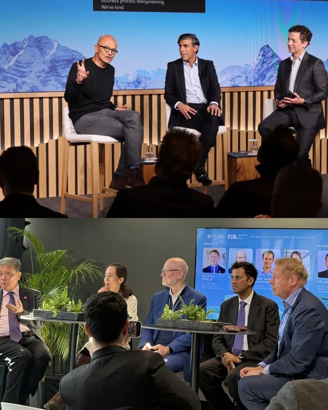 Panel discussions at the World Economic Forum, Davos 2026