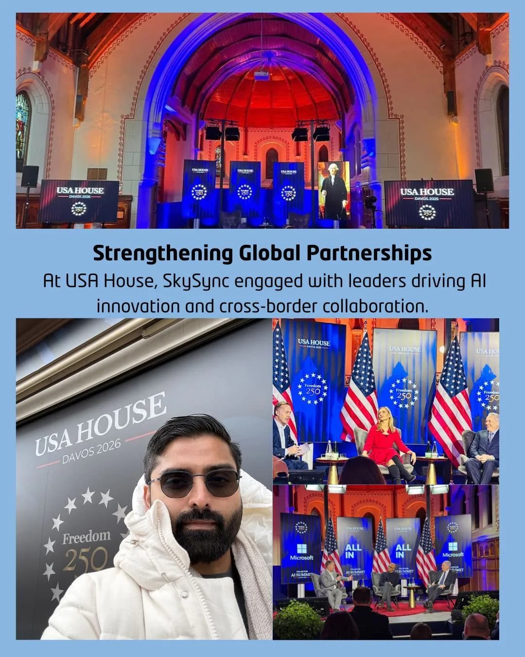 SkySync at USA House, Davos 2026