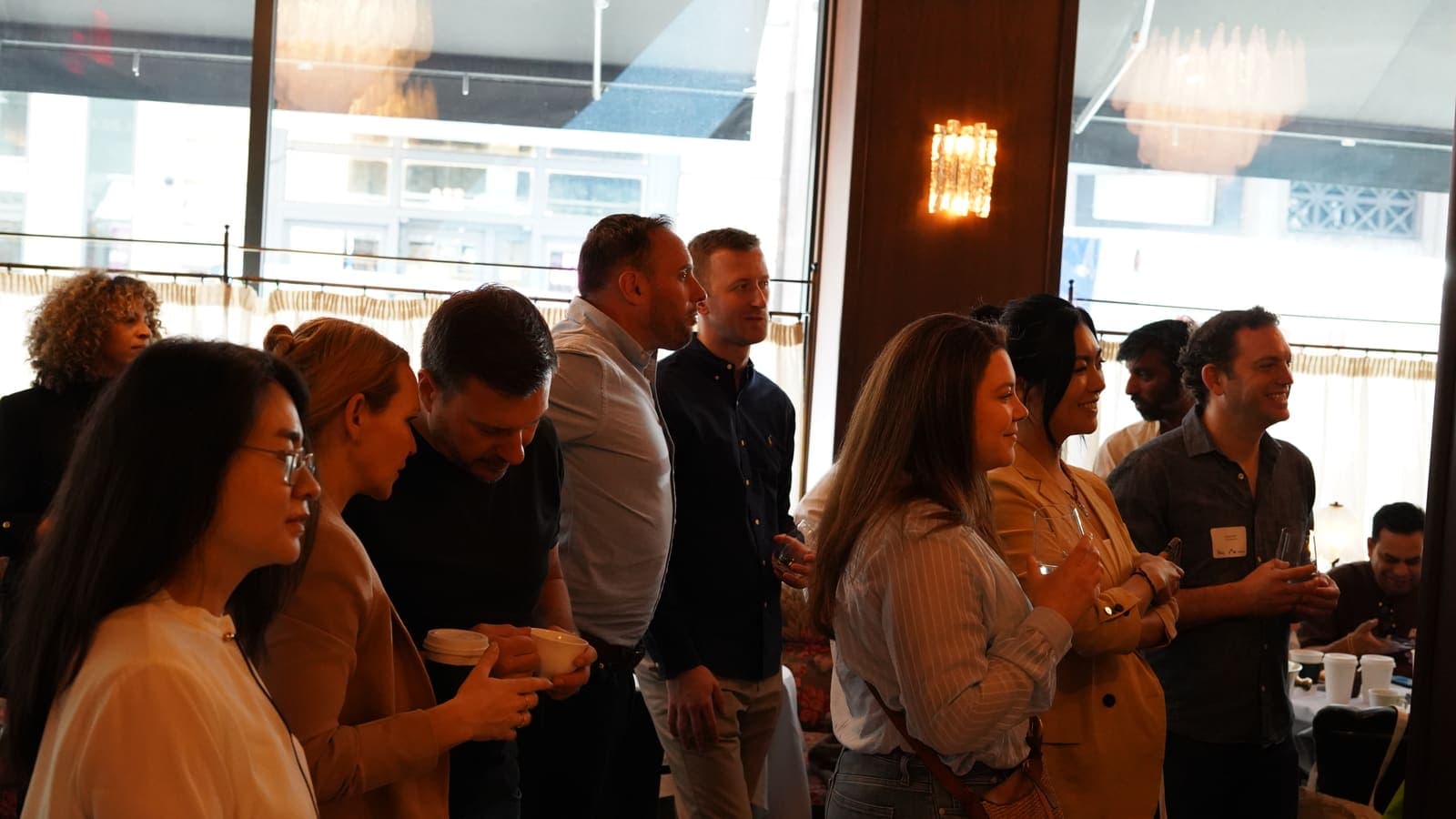 Networking over breakfast at The Ned, NYC