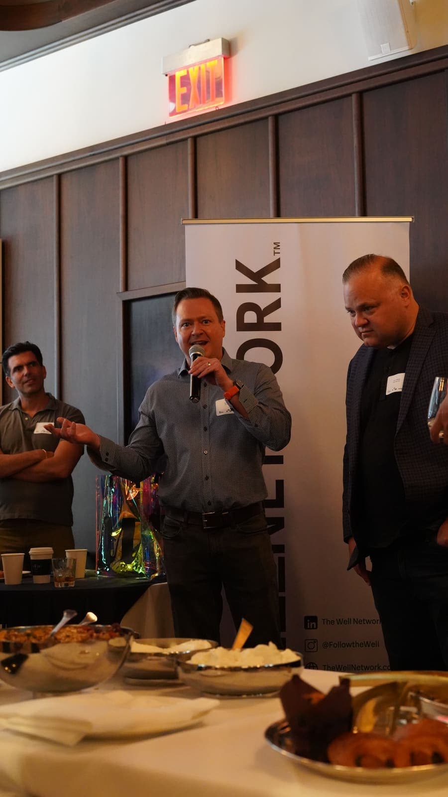 A speaker at the Founder & Investor Breakfast