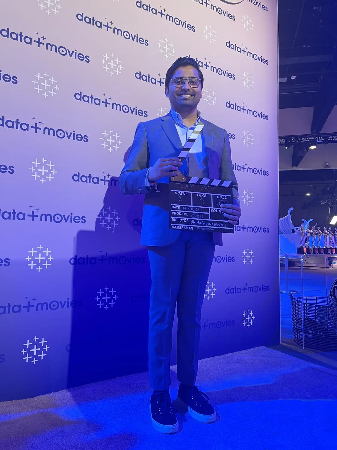 Akshit Kandi speaking at a Salesforce Data Cloud session
